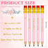 Crtiin 50 Pcs Wedding Pencils for Bridal Shower Half Pencils with Eraser Game Pencils Mini Golf Pencils 4 Inch Short Pocket Pre Sharpened Pencil f...