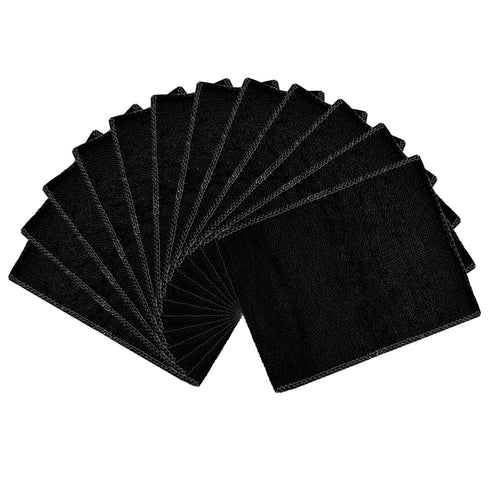 12 PCS Korean Exfoliating Mitt Deep Exfoliator Gloves Cloth Bath Body Scrub Towel Shower Washcloth Visibly Lift Away Dead Skin (Black)...