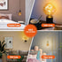 S125 Oversized LED Edison Bulb Large, 5 Watt 400 Lumens 2200k Warm Yellow Large Edison Light Bulb, Amber Glass Decorative Large Globe Dimmable E26...