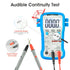 Multimeter 6000 Count TRMS Electrical Tester, Kethvoz 600V Voltmeter Battery Tester Measure AC DC Voltage Current Ohm Capacitance Temperature, Car...