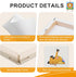 ESRICH Small Stretched Canvas for Painting 6x6 inch, 2/5''Profile Art Primed 8 Pack Canvases for Painting, Cotton Small Professional Blank Paint C...