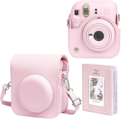 Protective Case for Fujifilm Instax Mini 12 Instant Camera -With Light-sensitive Holes, Lower Right Lens Fit, Specially Designed for Mini 12 Camer...