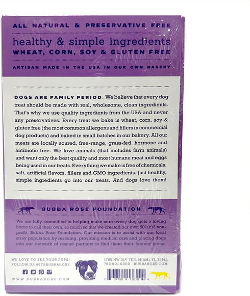 Bubba Rose Biscuit Company: Decorated Easter Brownie Bites Dog Treats - Chewy Texture - Natural Gourmet Dog Cookies - Pack of 6 Treats - Peeps - M...