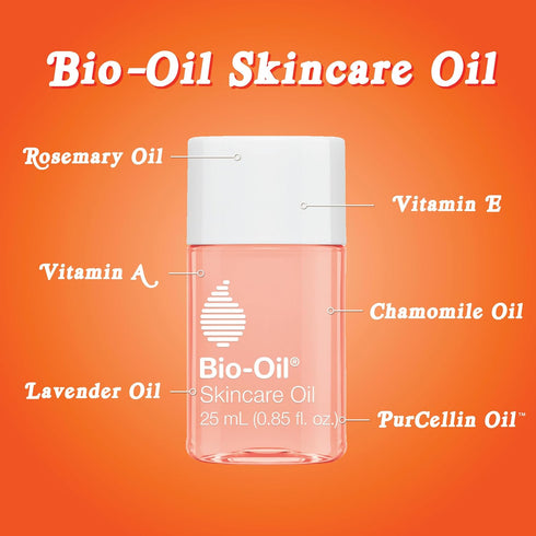 Bio-Oil Dry Skin Travel Skincare Bundle - 1.7 Oz Skincare Oil and 2 Oz Dry Skin Gel...