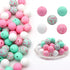 David accessories Silicone Beads 15mm Silicone Beads Bulk Round Silicone Beads for Keychain Pens Lanyards Bracelet Making DIY Craft 50Pcs (L)...