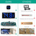ORIA Digital Aquarium Thermometer, 2 Pack Stick-on Fish Tank Thermometer, Wireless Axolotl Thermometer with LED Touch Screen, Battery, 0.18? High ...