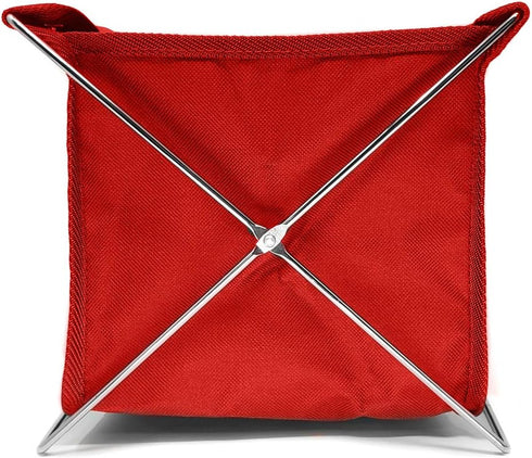 Mediz Foldable Shoe Cover Holder (Red) with Bonus: 1 Door Hanger Double Sided - Please Use Shoe Covers...