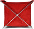 Mediz Foldable Shoe Cover Holder (Red) with Bonus: 1 Door Hanger Double Sided - Please Use Shoe Covers...
