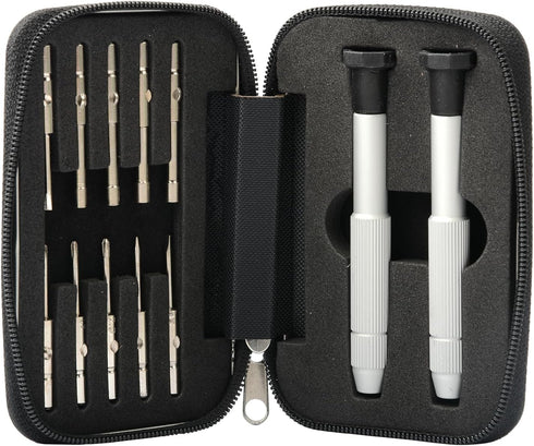 Screwdrivers Kit Repair Tool for Eyeglass/Glasses/Watch/Cellphone/Clock 12-Pieces Eyeglass Repair Tools Kit Precision Mini Screwdriver Set (Travel...