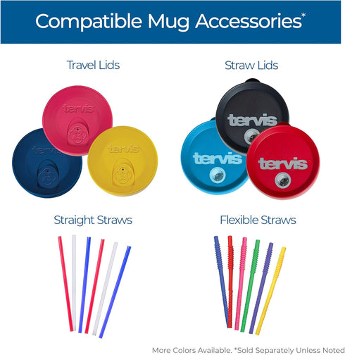 Tervis My Kids Have Paws Made in USA Double Walled Insulated Tumbler Travel Cup Keeps Drinks Cold & Hot, 16oz Mug - No Lid, Clear...