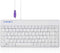 Perixx PERIBOARD-409PW Wired PS2 Mini Keyboard - 12.36x5.75x0.79 inches Dimension - White - US English Layout,PB-409PWUS-11829...
