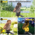 LED Solar Grey Owl Light, Outdoor Cute Animal Courtyard Warm Light Decorative Light, Infinite Dusk to Dawn Garden Light Waterproof....