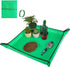 Repotting Mat for Indoor Plant Transplanting and Mess Control 27"x 27" Thickened Waterproof Potting Tray Foldable Succulent Potting Mat Portable G...