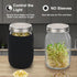 Lulonpon Sprouting Kit, 2 Sprouting Jar Kits, Wide Mouth Quart Mason Jars with Stainless Steel Screen Sprout Lids,1000ml, Stand and Canning Brush,...