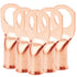 5PCS Pack Heavy Duty Battery Lugs, 8AWG 1/2in M12 Battery Cable Ends Ring Terminals, Electrical Battery Crimp Terminals Connectors...