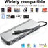 Memory Stick Pro Duo Card Reader, 7 in1 Memory Stick Pro Duo Adapter USB C for SD/TF/CF/XD/MS, Multi Card Reader for Camera, Game Trail Camera, Ph...