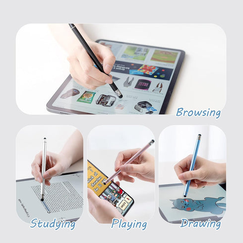 Stylus Pens for Touch Screens, Abiarst Stylus Pens High Precision Capacitive Stylus for iPad iPhone Tablets Samsung Galaxy All Universal Touch Scr...