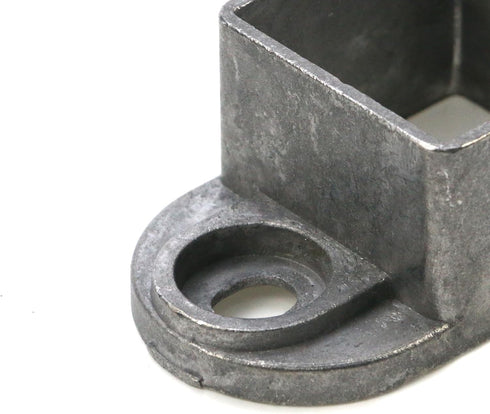 MY MIRONEY 10PCS 1.26" x 1.26" Square Post Flange Base Aluminum Alloy Floor Mount Post Flange Hardware Deck Railing Bracket for Fence or Deck...
