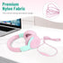 rockpapa Share 1 Kids Headphones Wired with Microphone & Share Port, 85dB/94dB Volume Limited, Cute Foldable Student Child Boys Girls Headphones f...