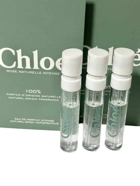 Chloe Rose Naturelle Intense Sample Perfume WOMEN Spray 1.2 ml / 0.04 oz - set of 3...