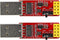 ESP-01S Programmer USB to ESP-01 Adapter ESP8266 Wireless WiFi Module Wi-Fi CH340G UART PORG, 4.5-5.5V 115200 Baud Rate 2PCS...