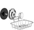 SANNO Suction Cup Soap Holder, Soap Dish Saver Tray Bar Soap Sponge Holder for Shower Wall, Bathroom, Tub and Kitchen Sink Stainless Steel...