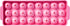 Hutzler Ice Ball Tray, 24 Balls, Pink...