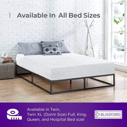 BLISSFORD Plastic Mattress Protector - Heavy Duty, Twin Size Fitted Vinyl - Plastic Mattress Cover, Rubber Sheets for Bedwetting Adult or Child, 1...