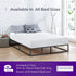 BLISSFORD Plastic Mattress Protector - Heavy Duty, Twin Size Fitted Vinyl - Plastic Mattress Cover, Rubber Sheets for Bedwetting Adult or Child, 1...