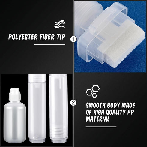 11 Pcs Refillable Paint Pen 6mm 3mm 8.5mm 10mm 15mm 30mm Blank Acrylic Graffiti Markers Empty Refillable Paint Drawing Marker with 11 Pcs Replace ...