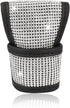 1 PC Car Gear Shift Cover, Bling Auto Interior Protective Cover, Handbrake Shifter Cover Hot Drill, Fit Most Sedan SUV Van (Silver)...