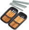 17Pack Small Wood Carving Set, 12pcs Wood Carving Tools SK2 Carbon Steel + 4pcs Whetstone + 1pcs Storage Case for Beginners DIY Woodworking Sculpt...