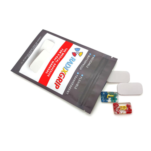 ASVP Shop X-Ray Markers Flower Resin with Lead Letters - includes Adhesive Strips Your X-Ray Markers - Extra Strength - Reusable & Washable...