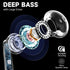 Wireless Earbuds Bluetooth Earbuds Wireless Headphones IPX5 Waterproof Earphones Noise Cancelling Headset Deep Bass Long Battery Bluetooth Headpho...