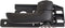 Dorman 83555 Interior Door Handle Compatible with Select Kia Models, Black; Textured...