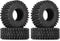 INJORA 1.0 Tires - 57 * 22mm S5 Super Soft Sticky Crawler Tires for TRX4M Axial AX24 SCX24 FCX24 Enduro24 Upgrade,T1016...