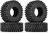 INJORA 1.0 Tires - 57 * 22mm S5 Super Soft Sticky Crawler Tires for TRX4M Axial AX24 SCX24 FCX24 Enduro24 Upgrade,T1016...
