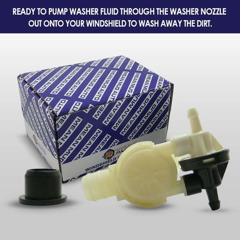 81514-232316D Windshield Washer Pump w/Grommet - Washer Motor Compatible with Honda CR-V - Replaces OEM #: 76806SMAJ02, 76806SMAJ01...