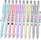 Nicpro 10 Pack 0.5 mm Mechanical Pencil Bulk Set with Case, Cute Candy Pastel Art Drafting Pencils 0.5mm with 10 Tube HB Lead Refills, 12 Eraser R...