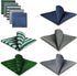 SHLAX&WING 5 Pieces Assorted Mens Silk Pocket Square Handkerchiefs Set 18...