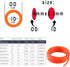 AOPANDA Pneumatic Tubing Pipe 5/32" OD Orange Air Compressor PU Line Hose Tube for Water Fluid Transfer 10 Meter 32.8ft...
