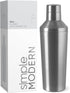 Simple Modern Cocktail Shaker Set with Jigger Lid | Stainless Steel Boston Shaker Insulated Martini Mixer for Mocktails | Gifts for Men Women Him ...