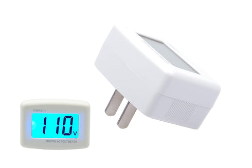 LM YN Plug-Type AC120V 80-300V Home Digital Voltmeter AC Meter Plug and Play...
