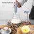 Powerful Electric Milk Frother Set, Rechargeable Drink Blender with Stand/Base, Foam Maker Mixer, Handheld Milk Frother for Coffee, Cappuccino, La...