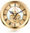 Hicarer 4 1/16 Inch Gold Skeleton Clock Insert with Gold Bezel...