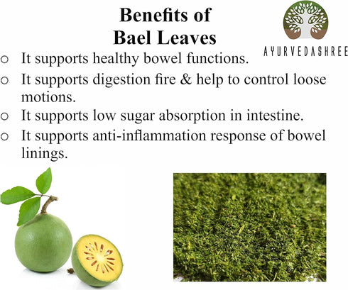 Bilva Powder - Bael Leaves Powder - Aegle marmelos -50 Gm - Supports Proper Function of The Bowels...