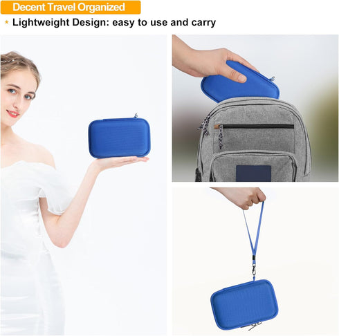 Carrying Case for JBL Go 3 / JBL Go 4 Portable Bluetooth Speaker, Waterproof Dustproof Speaker Storage Holder, Wireless Compact Speaker Travel Pro...