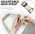 NLUS 2 Pack Cooking Aprons for Women with Pockets, Adjustable Kitchen Bib Aprons Chef Aprons for Women Men(Brown Pinstripes)...