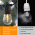 S14 LED String Light Bulbs Replacement, Edison Vintage Plastic 1W Warm White Bulb Equivalent to 11w, E26 Screw Base Shatterproof Waterproof Filame...