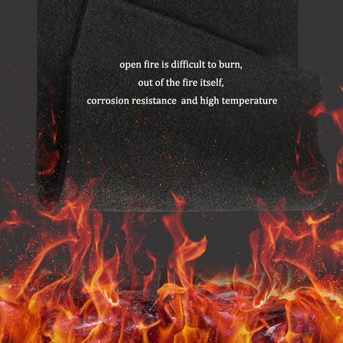 60 * 80cm Flame Retardant Mat Anti Fire Pad Welding Fireproof Blanket Outdoor Camping Barbecue Emergency Supplies BBQ Stove Grill Heat Insulation ...